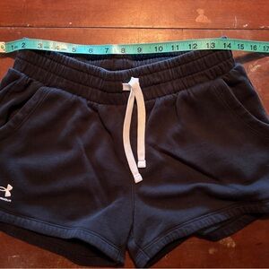 Under Armour Girl’s Black Athletic Fleece Shorts